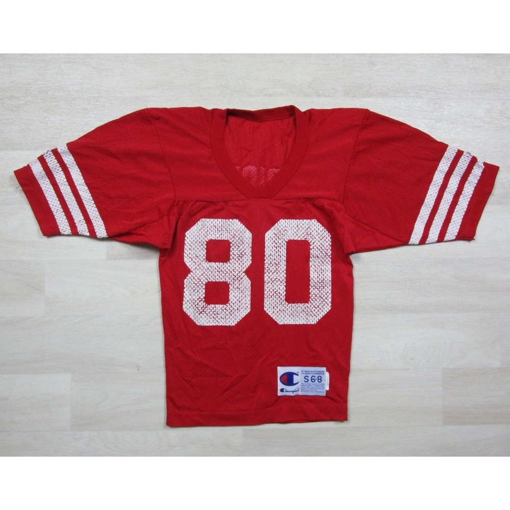 Vintage Champion San Francisco 49ers Jersey Size Youth 6-8 (S) #80 Jerry Rice